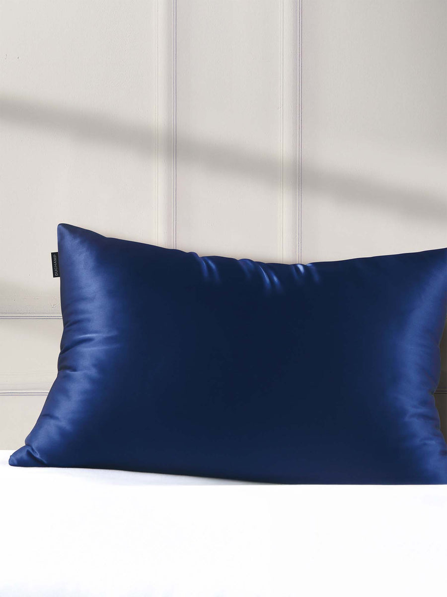 Duchamp Luxury Mulberry Silk Pillowcase Twilight Blue