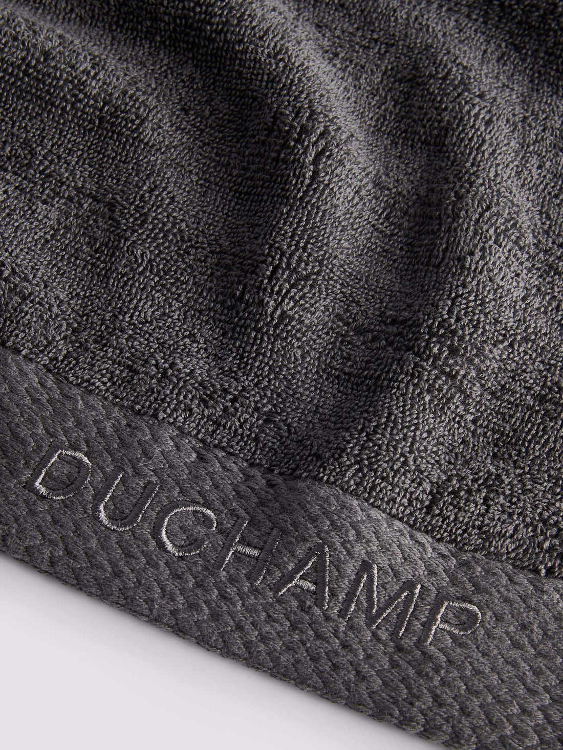Duchamp Premium Cotton Ribbed  Towel Blackened Pearl