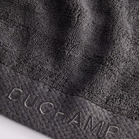 Duchamp Premium Cotton Ribbed  Towel Blackened Pearl