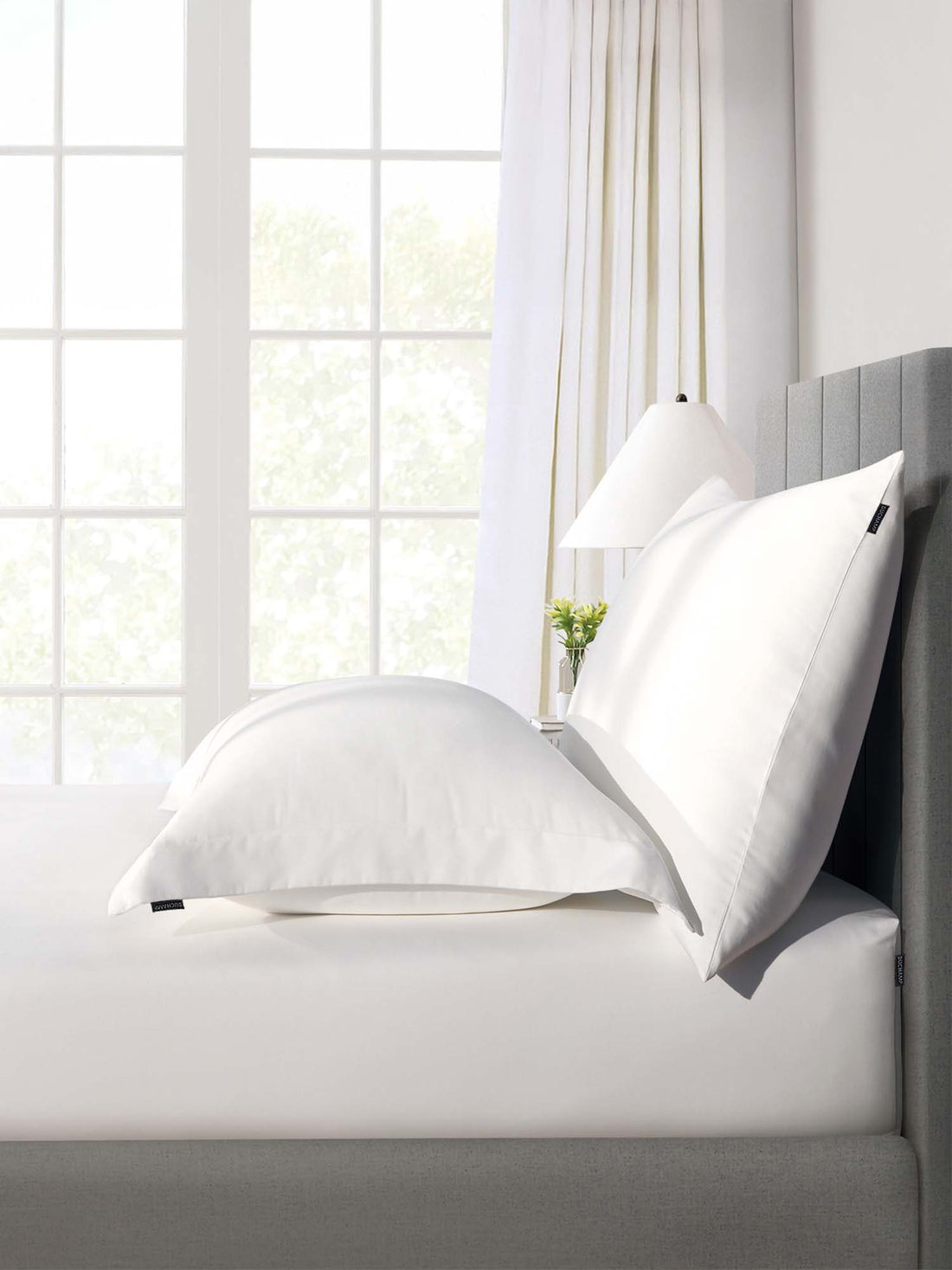 Duchamp Premium Cotton Sateen Oxford Pillowcase Bright White