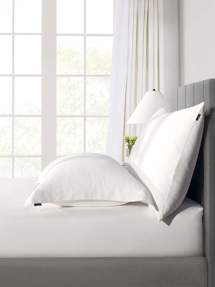 Duchamp Premium Cotton Sateen Oxford Pillowcase Bright White