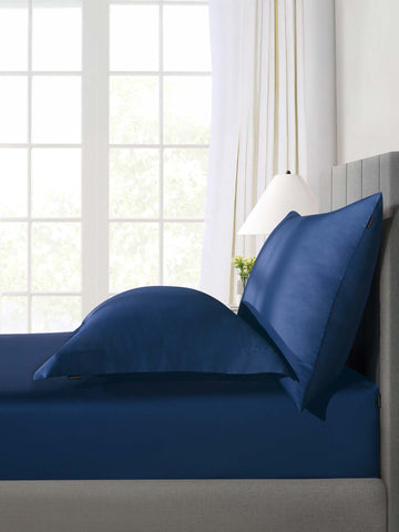 Duchamp Premium Cotton Sateen Oxford Pillowcase Twilight Blue
