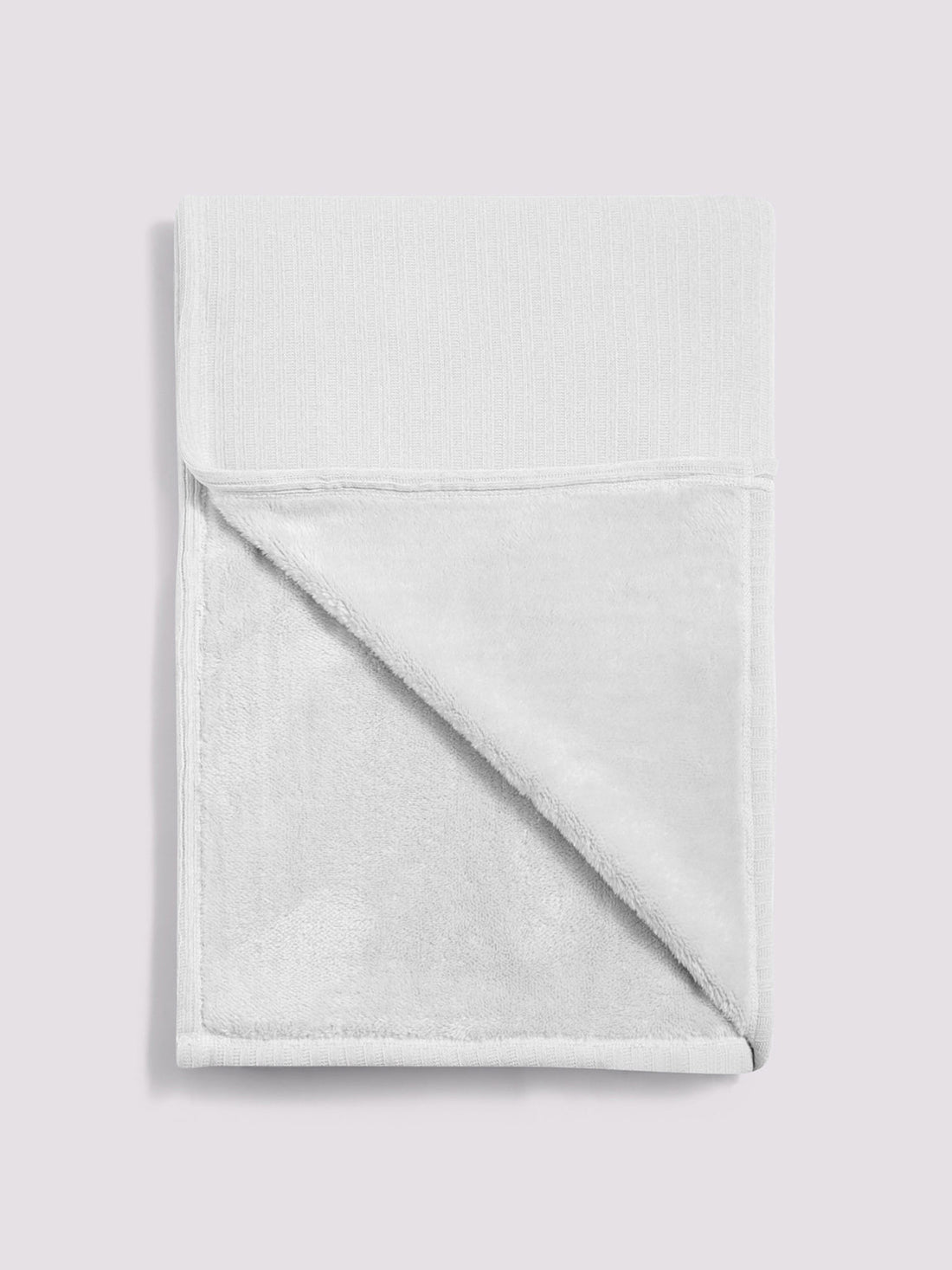 Luxury Double-Sided Fleece Throw Dawn Blue