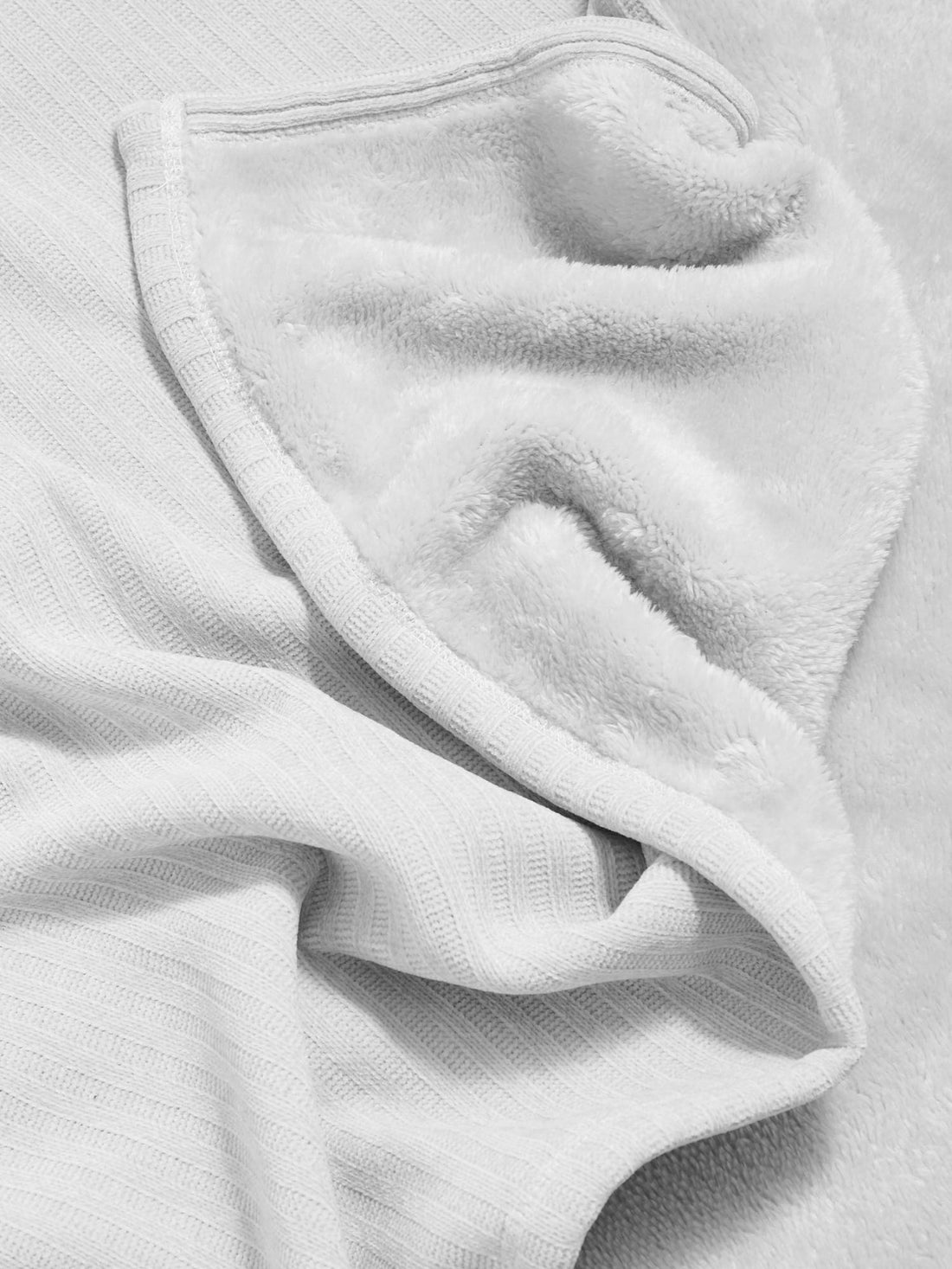 Luxury Double-Sided Fleece Throw Dawn Blue