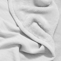 Luxury Double-Sided Fleece Throw Dawn Blue