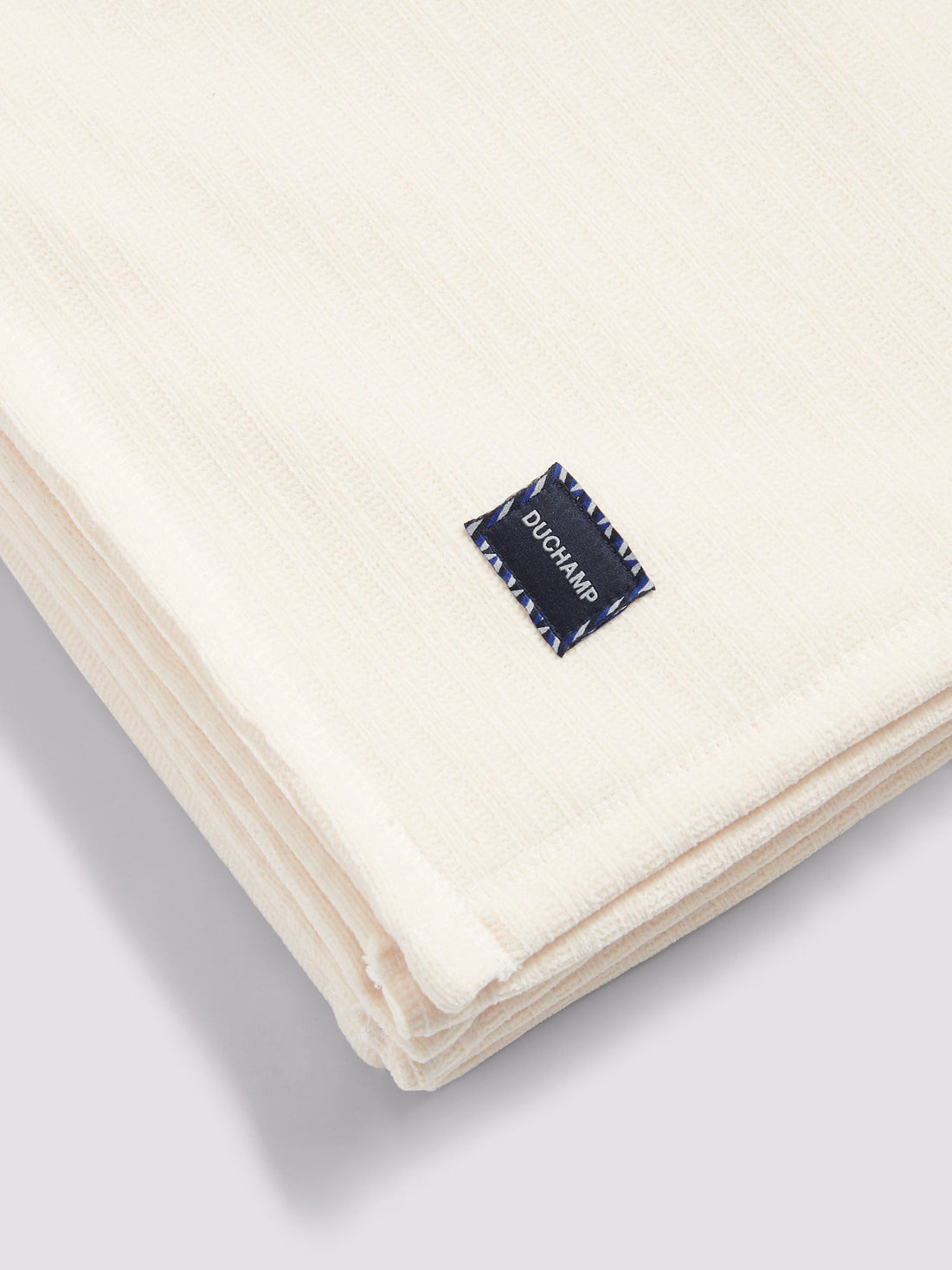 Luxury Double-Sided Fleece Throw White Smoke