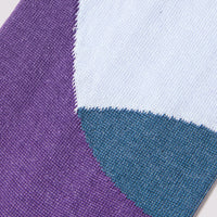 Circle Sock Purple