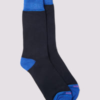 Heel Toe Socks in Dark Navy