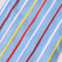 Linea Stripe Socks in Soft Blue