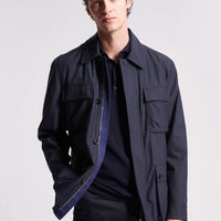 Four Pocket Jacket in French Navy