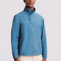 Windbreaker Jacket in Teal Blue