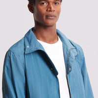 Windbreaker Jacket in Teal Blue