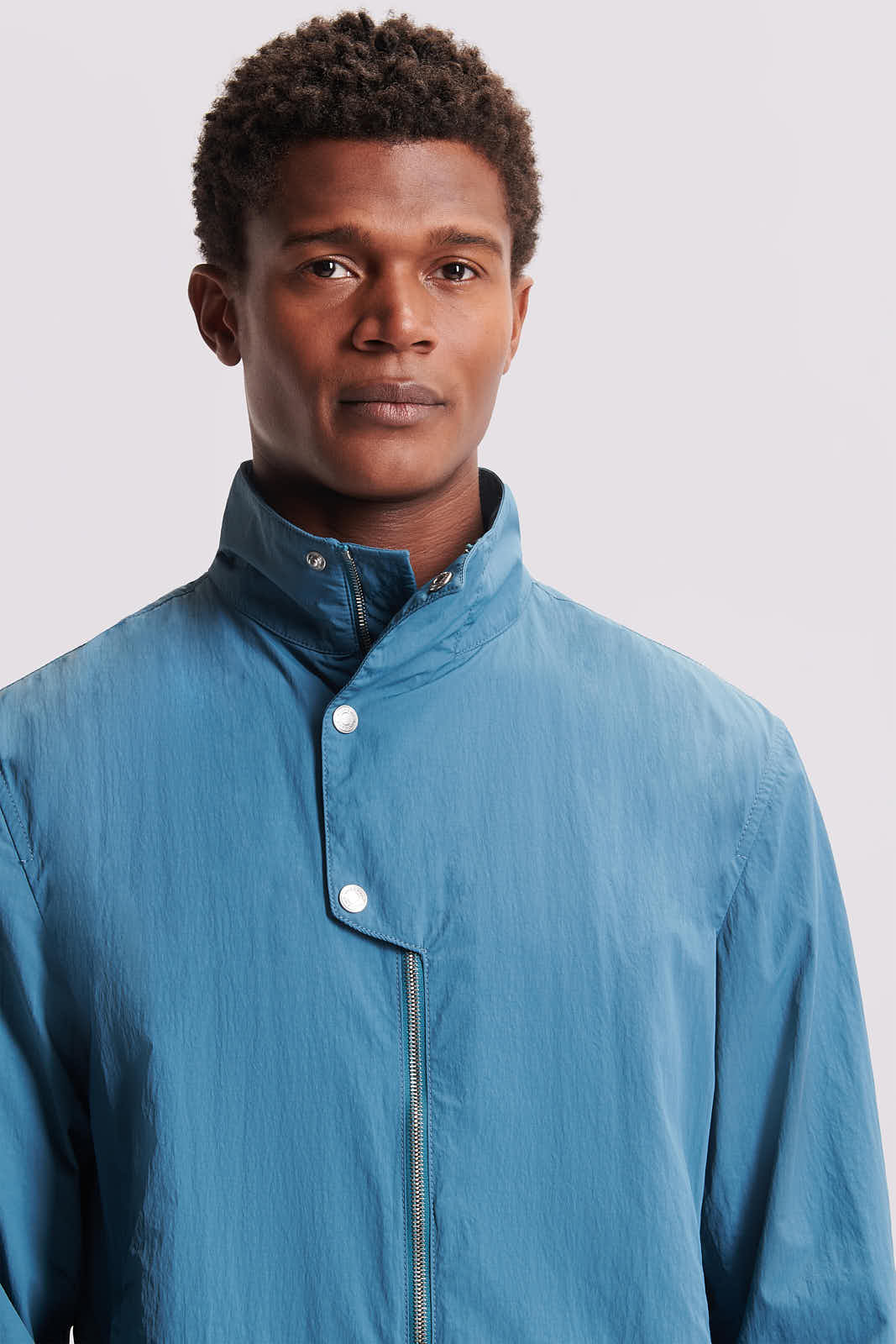 Windbreaker Jacket in Teal Blue