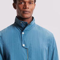 Windbreaker Jacket in Teal Blue