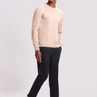 Merino Wool Crew Neck Sweater Sand