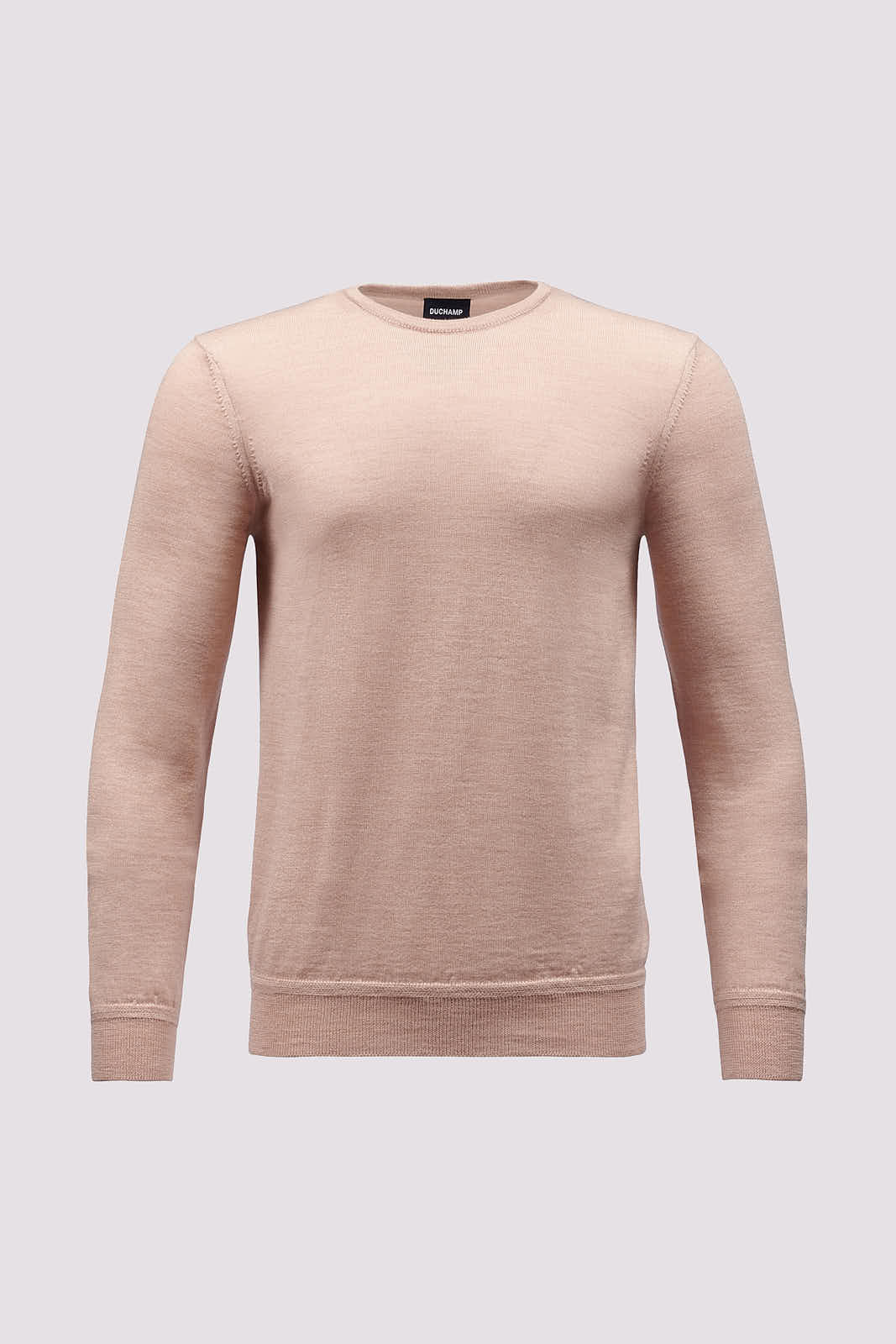 Merino Wool Crew Neck Sweater Sand