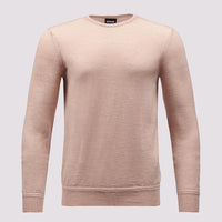 Merino Wool Crew Neck Sweater Sand