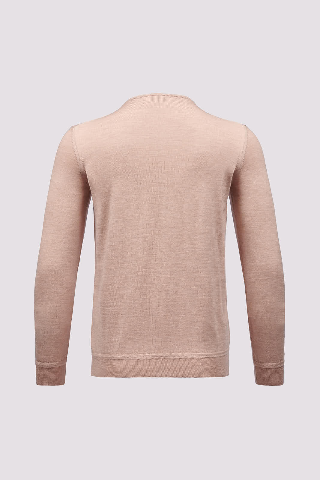 Merino Wool Crew Neck Sweater Sand