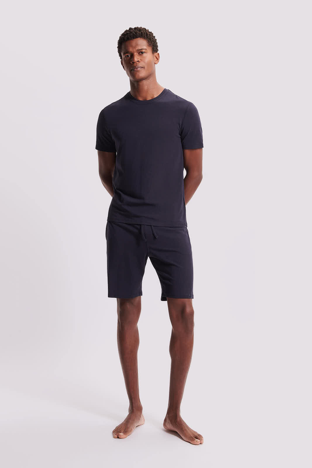 Lounge Wear Shorts in Dark Navy