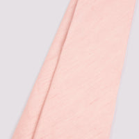 Silk/ Linen Tie Solid Tie Rose