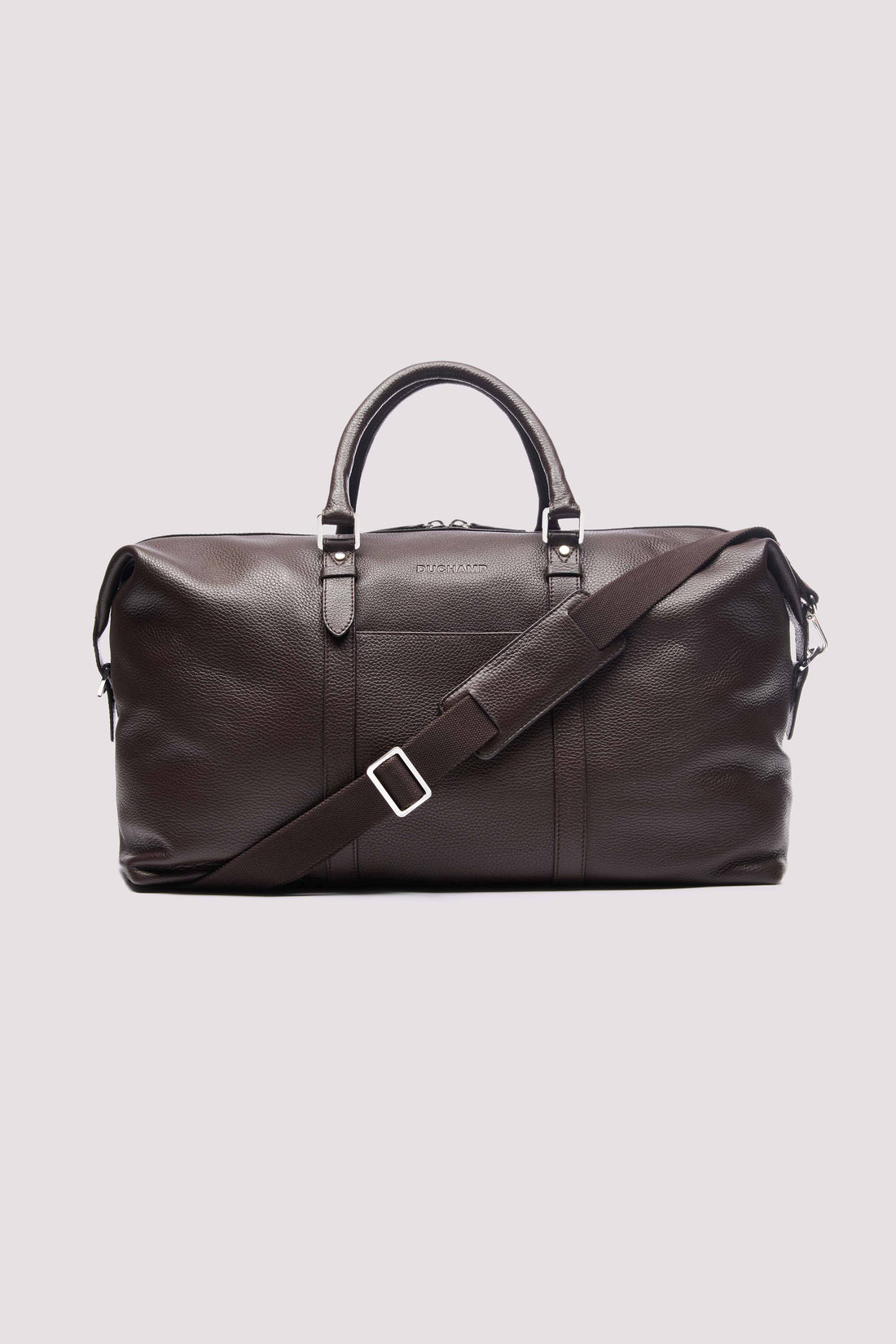 Weekend Leather Holdall in Dark Brown