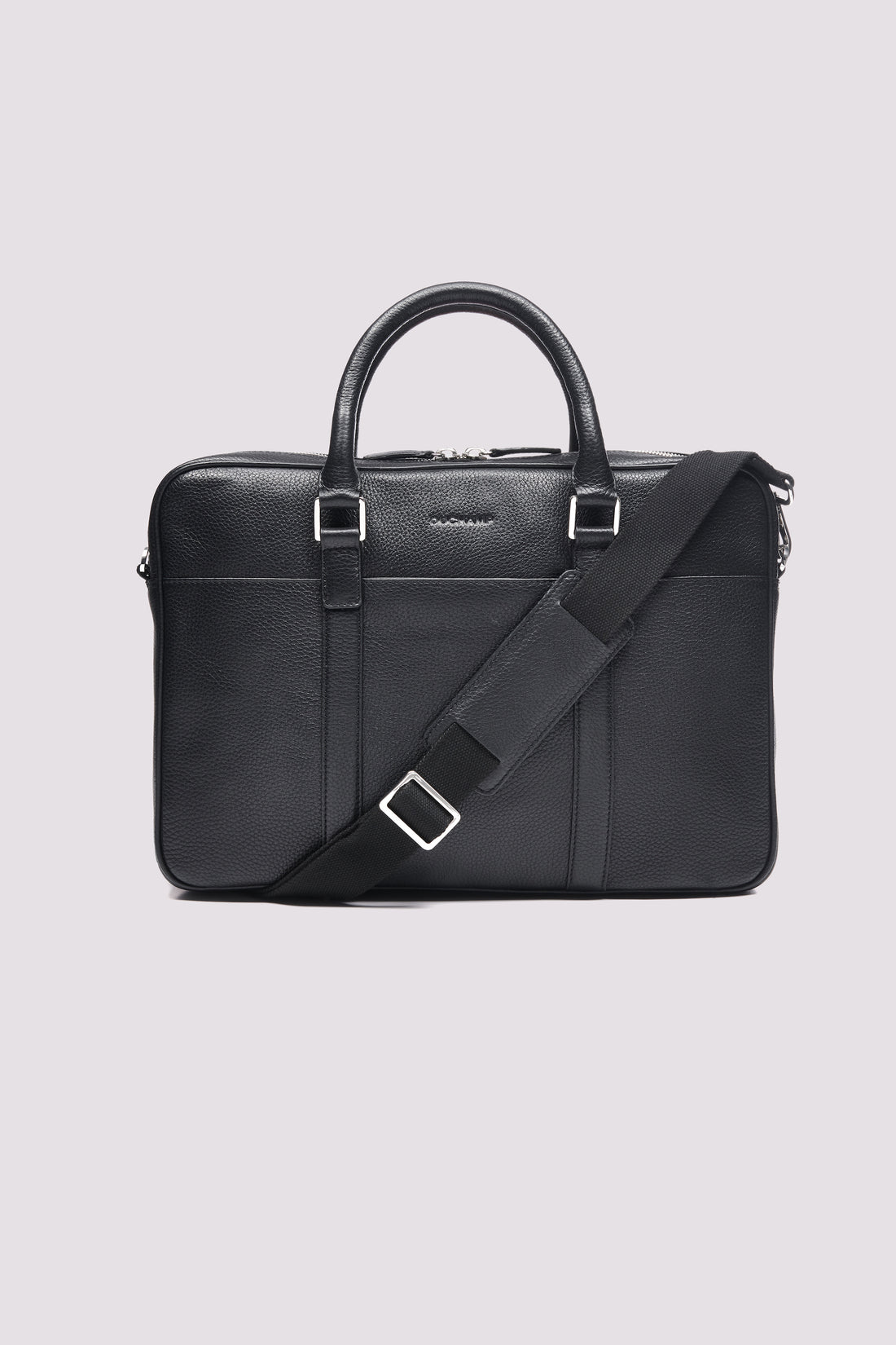 Leather Briefcase in Black