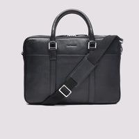 Leather Briefcase in Black