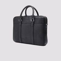 Leather Briefcase in Black