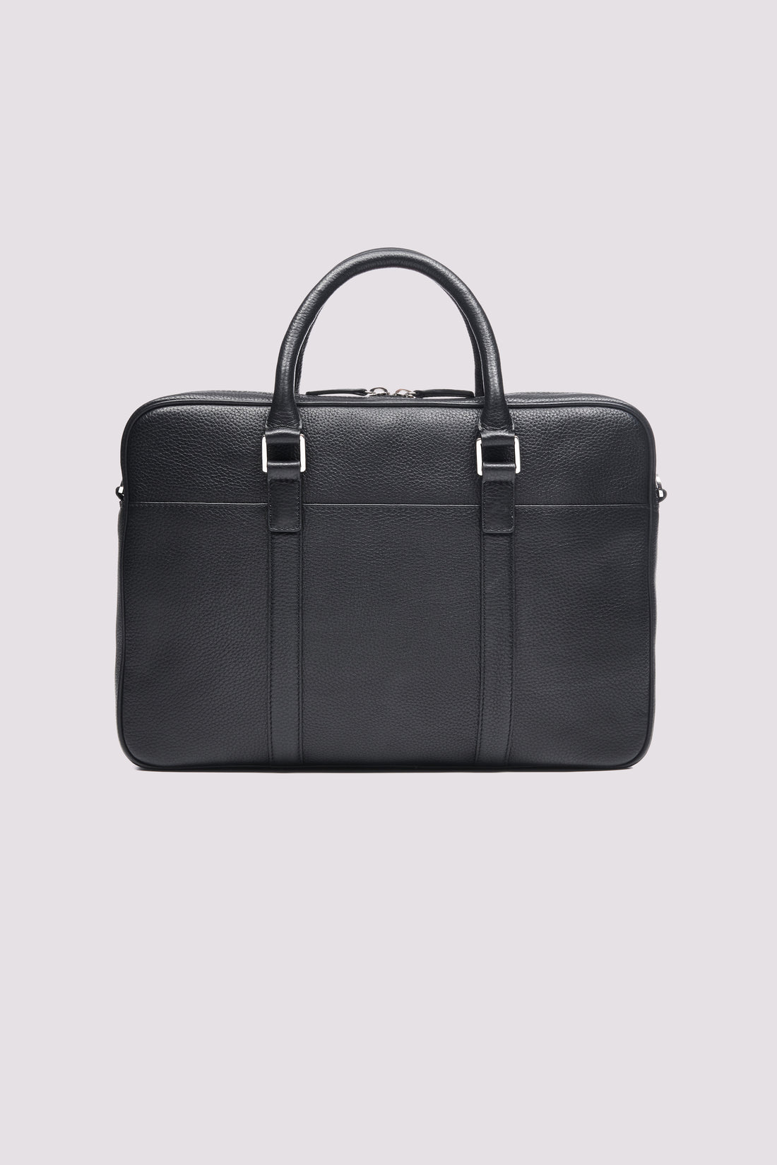 Leather Briefcase in Black