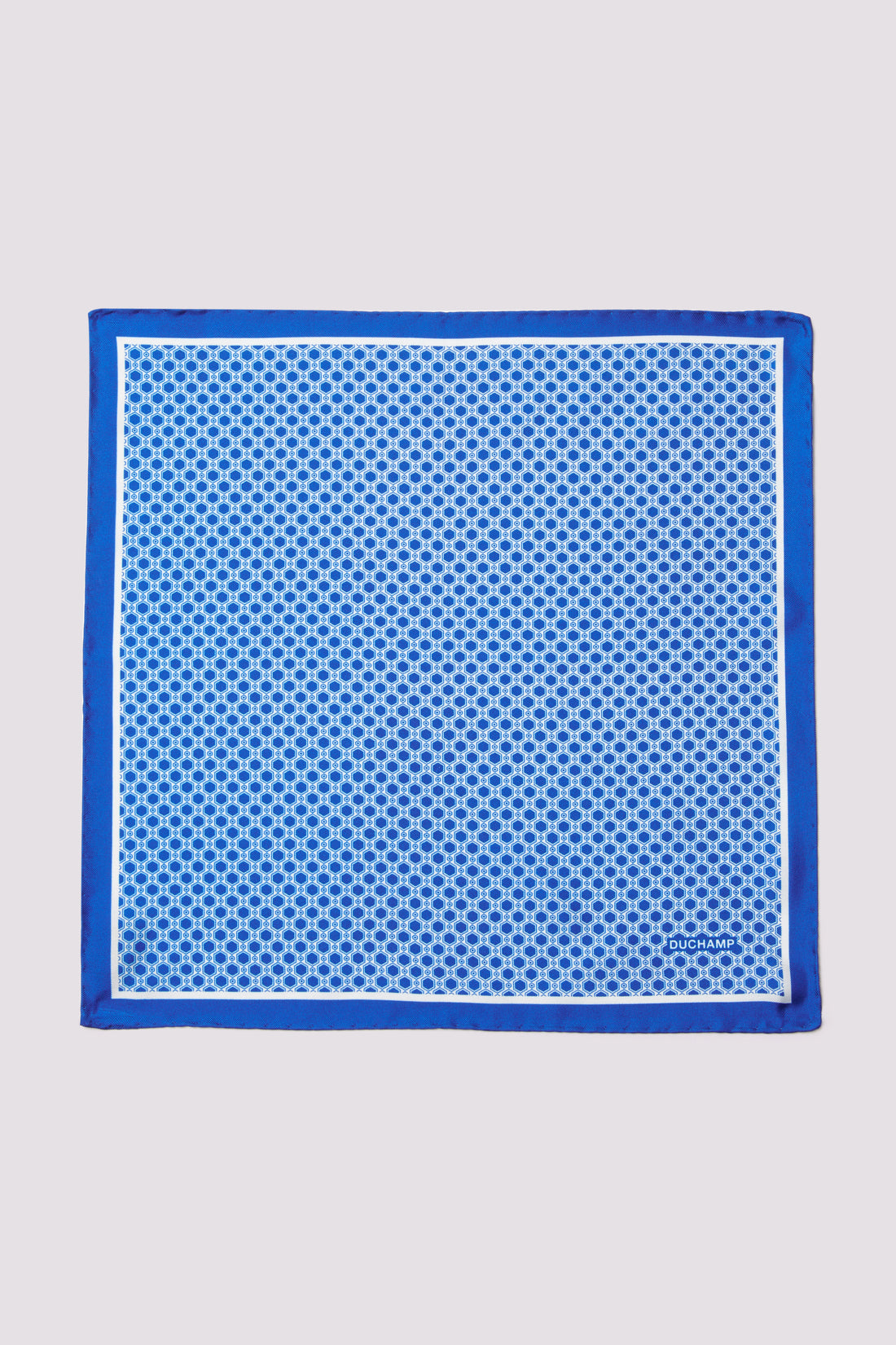 Geo Pocket Square in Blue