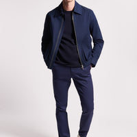 Harrington Blouson Jacket in Dark Navy