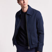 Harrington Blouson Jacket in Dark Navy